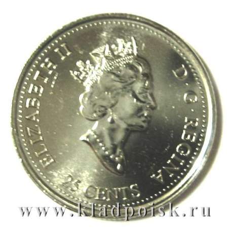 Монета  25 центов Канада, Миллениум 2000 - Гордость