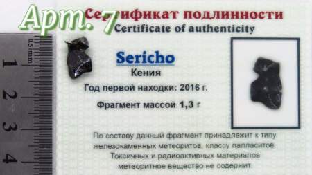 Осколок метеорита Sericho (арт 7) Осколок метеорита Sericho (арт 7)