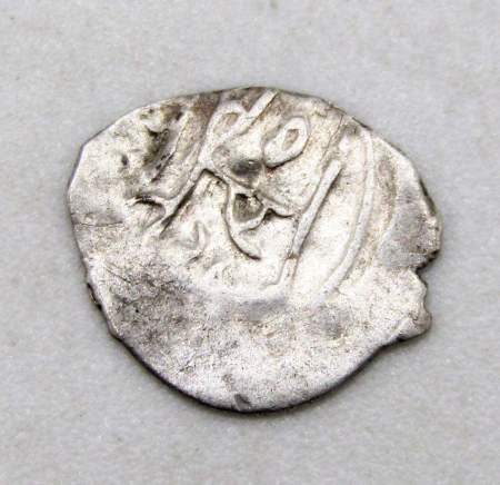 Полушка (1/4 копейки) серебро Иван IV Васильевич Грозный 1533-1584 гг. Москва