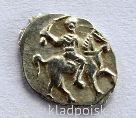 Денга Иван IV Васильевич Грозный (чешуя), серебро, до 1547 года, арт 20