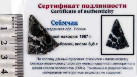 Спил метеорита Сеймчан арт 15
