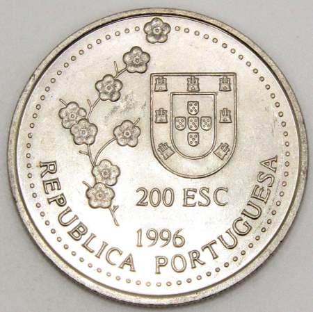 Монета 200 эскудо 1996 года, Португалия, Путешествие на Тайвань в 1582 году