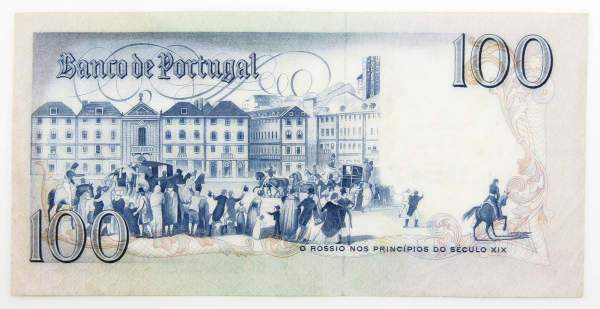 Банкнота 100 эскудо 1985 года Португалия