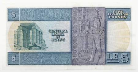 Банкнота 5 фунтов 1969-1978 гг. Египет