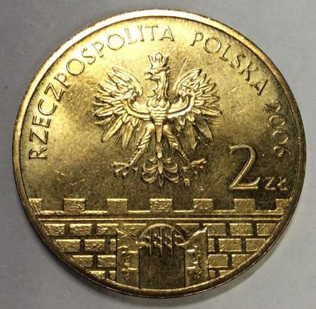 Монета 2 злотых Польша Город Хелмно из серии Древние города Польши, 2006