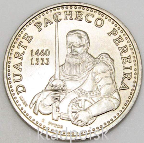 Монета 200 эскудо 1999 года, Португалия, Дуарте Пачеко Перейра