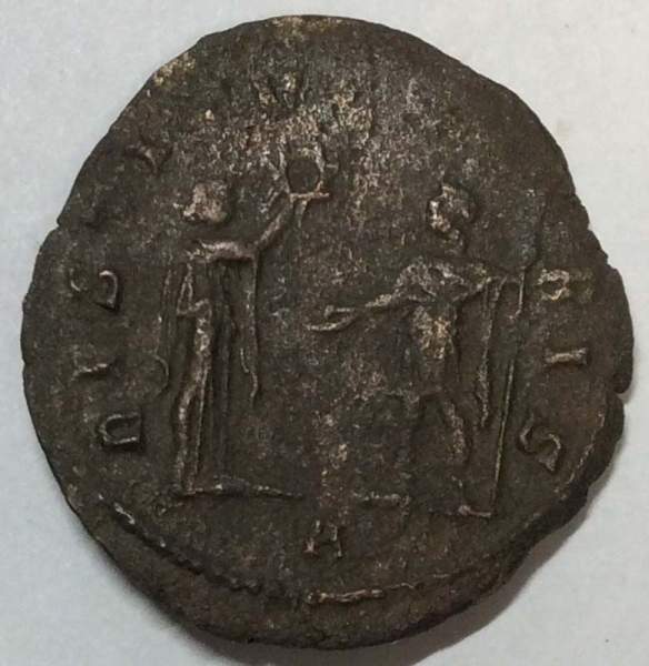 Монета Рим Антониниан Император Аврелиан, 270-275 гг., арт 2 Монета Рим Антониниан Император Аврелиан, 270-275 гг., арт 2