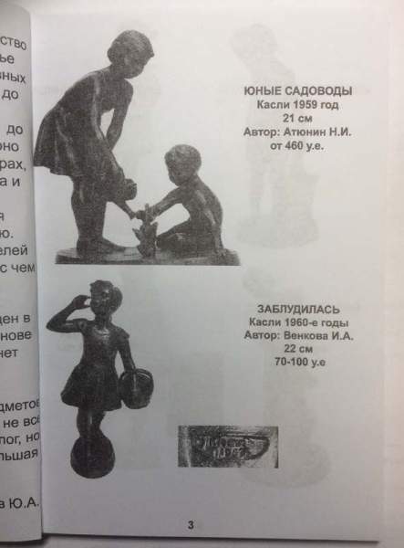 Каталог Чугунное художественное литьё 1921-1991г. Советский период, в двух частях Каталог Чугунное художественное литьё 1921-1991г. Советский период, в двух частях