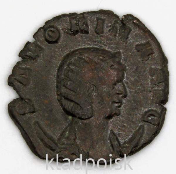 Монета Антониниан Римская Империя Корнелия Салонина (Жена Галлиена) 260-268 гг.