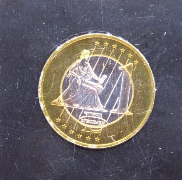 Набор монет Евро Австрия 2002-2006 годов с жетоном