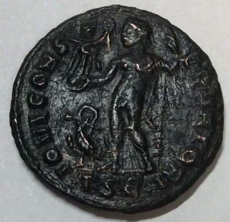 Монета Антониниан Римская Империя Император Константин I Великий 307-337 гг. Монета Антониниан Римская Империя Император Константин I Великий 307-337 гг.