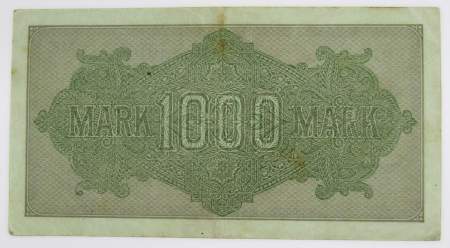 Банкнота 1000 марок 1922 года - Веймарская Республика