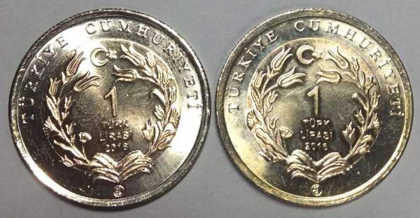 Набор монет 1 лира Турция – Полевая мышь, Тушканчик, 2016