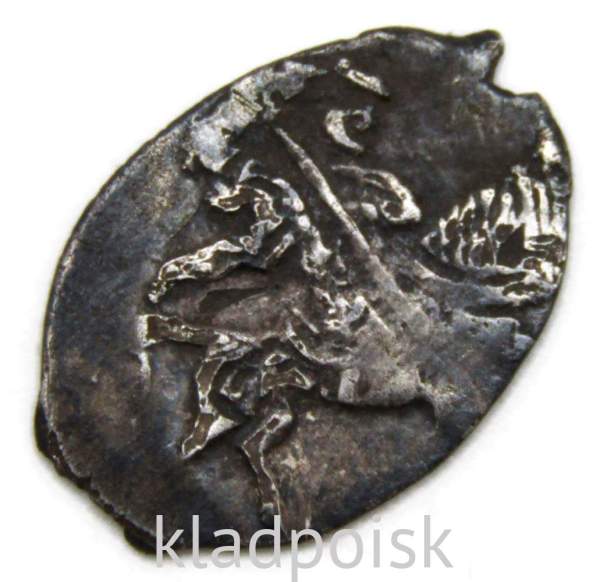 Копейка серебро Василий Шуйский (чешуя), 1606-1610 гг. Московский денежный двор, арт 4