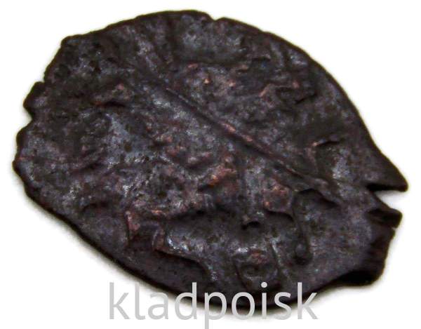 Копейка медь Алексей Михайлович (чешуя), 1655-1663 гг. Медный бунт, Москва, Старый двор, арт 17