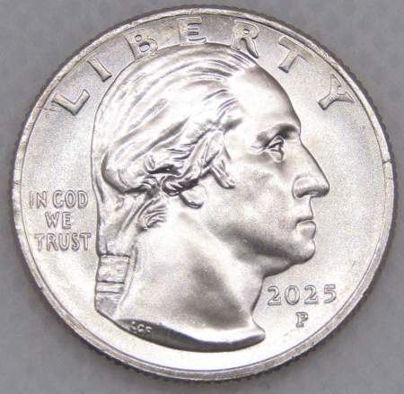 Монета 25 центов США Стейси Парк Милберн из серии «Американские женщины» (2025) P