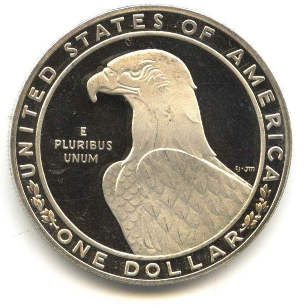 Монета 1 доллар США, 1983 года, XXIII летние Олимпийские Игры - Дискобол, Серебро 900 пр. Монета 1 доллар США, 1983 года, XXIII летние Олимпийские Игры - Дискобол, Серебро 900 пр.