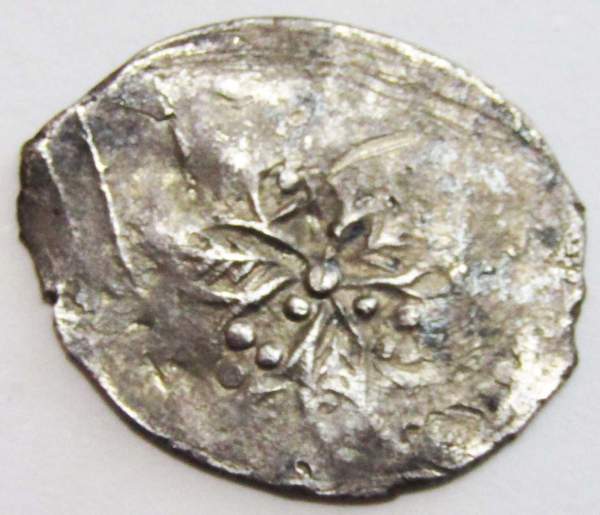 Денга Нижний Новгород под властью Москвы, Князь в лодке, серебро Денга Нижний Новгород под властью Москвы, Князь в лодке, серебро