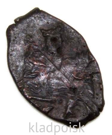 Копейка медь Алексей Михайлович (чешуя), 1655-1663 гг. Медный бунт, Москва, Старый двор, арт 4