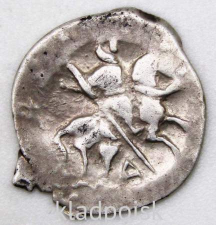 Копейка (чешуя) серебро Иван IV Васильевич Грозный 1533-1584 гг., Псковский денежный двор, арт 3