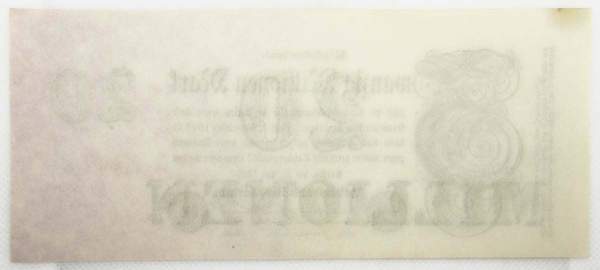 Банкнота 20 миллионов марок 1923 года - Веймарская Республика, Pick 97