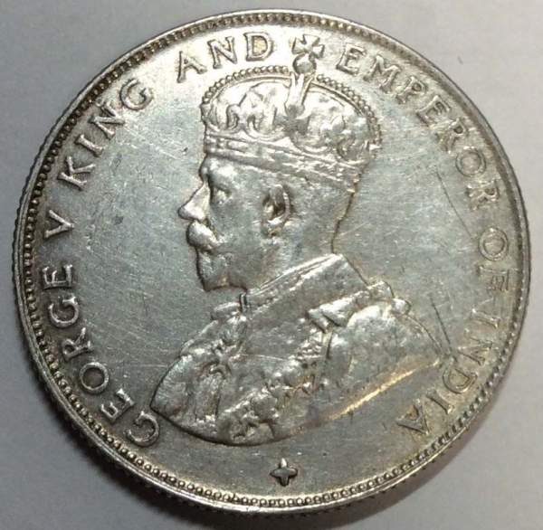 Монета 50 центов 1920 года Стрейтс Сетлментс, Британская колония Монета 50 центов 1920 года Стрейтс Сетлментс, Британская колония