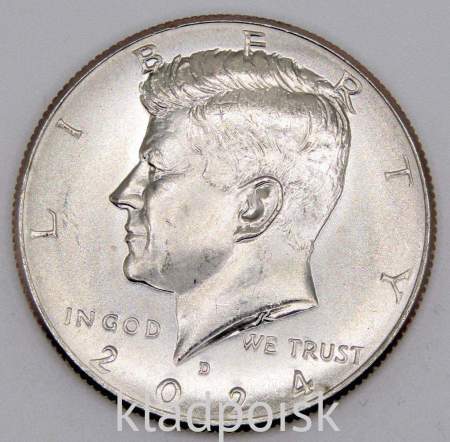 Монета 50 центов США Кеннеди 2024 (D)