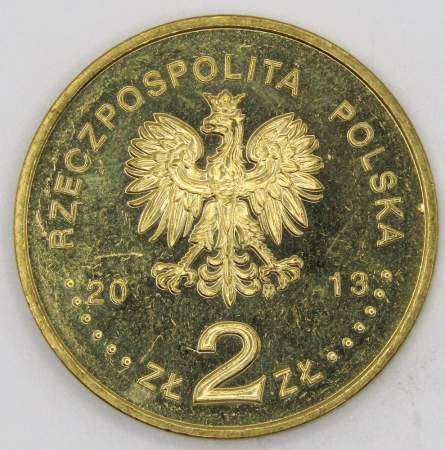 Монета 2 злотых Польша 2013 - 200 лет со дня рождения Хиполита Цегельского
