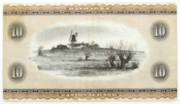 Банкнота 10 крон 1936 года Дания