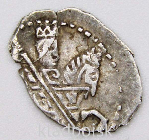 Копейка серебро Петр I Алексеевич (чешуя), совместное правление, ГКХ № 1184, арт 2 Копейка серебро Петр I Алексеевич (чешуя), совместное правление, ГКХ № 1184, арт 2