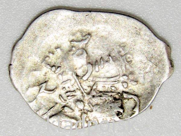 Копейка серебро Фёдор Иванович (чешуя), 1584-1598 гг. Псковский денежный двор, арт 4