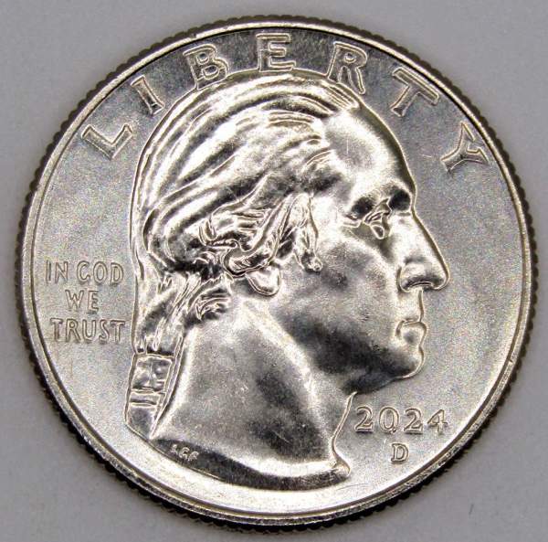 Монета 25 центов США Писательница Зиткала-Ша из серии «Американские женщины» (2024) D