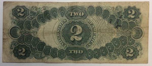 Банкнота 2 доллара США 1917 года Банкнота 2 доллара США 1917 года