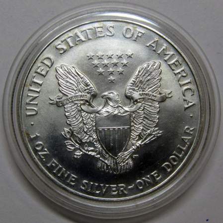 Монета 1 доллар США «Шагающая свобода» Серебро 999 пробы, 1994