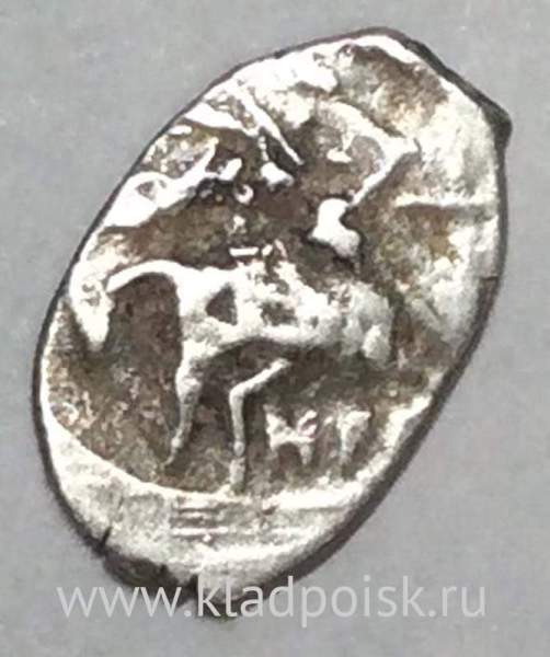 Копейка шведской оккупации Новгорода, НРГI (чешуя)