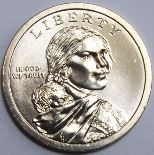 Монета 1 доллар Сакагавея, Мария Толчиф, Индейцы в балете, 2023 D Монета 1 доллар Сакагавея, Мария Толчиф, Индейцы в балете, 2023 D