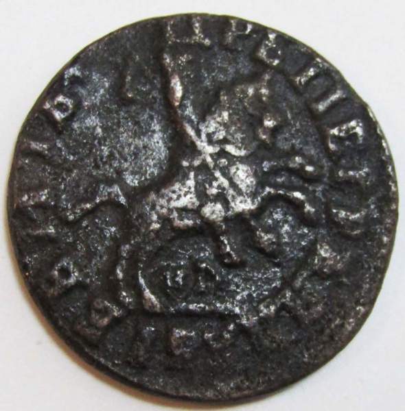 Монета 1 копейка Российской Империи 1714 Петр 1, арт 2