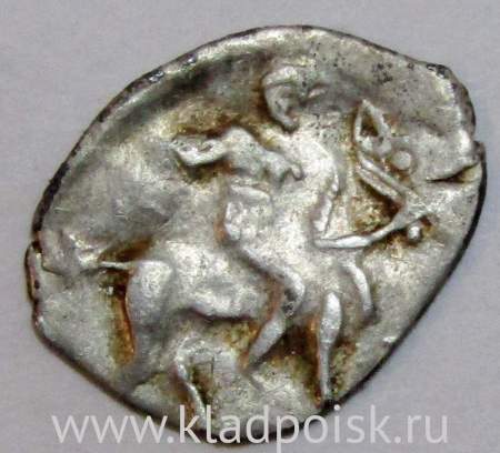 Денга Иван IV Васильевич Грозный (чешуя), серебро, до 1547 года, арт 5