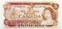 Банкнота 2 доллара 1974 Канада