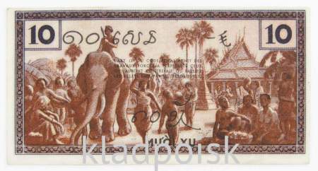 Банкнота 10 центов 1939 года, Французский Индокитай