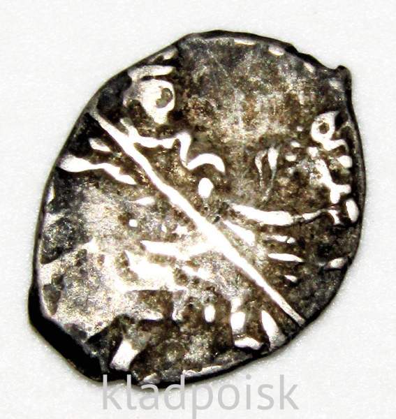 Копейка серебро Фёдор Алексеевич (чешуя), 1676-1682 гг. Москва, арт 4