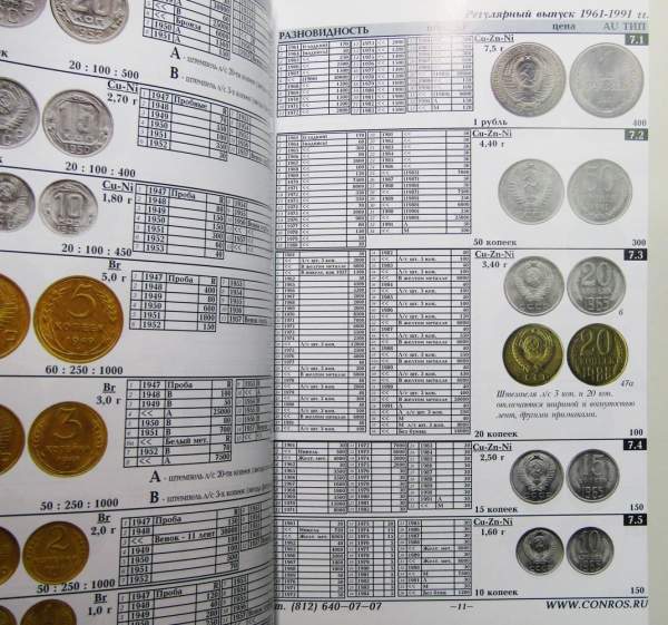 Каталог-справочник. Монеты РСФСР, СССР и России 1921-2022 годов Каталог-справочник. Монеты РСФСР, СССР и России 1921-2022 годов