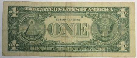 Банкнота 1 доллар США 1957 года