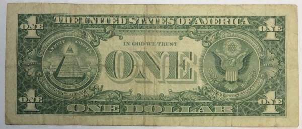 Банкнота 1 доллар США 1957 года