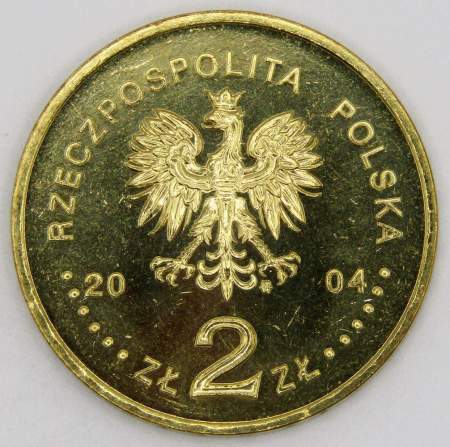 Монета 2 злотых Польша 2004 - 60-летие Варшавского восстания