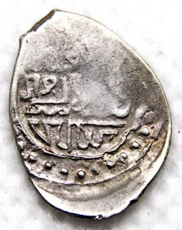 Денга 1425-1428 гг. Василий Дмитриевич, серебро, Москва