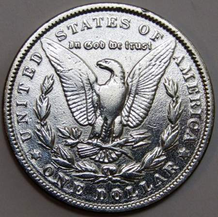 Монета 1 доллар Моргана США, Серебро 900 пр., 1889 год