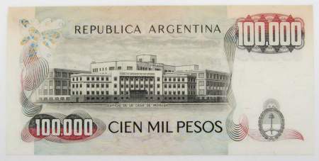Банкнота 100000 песо 1979-1983 гг Аргентина