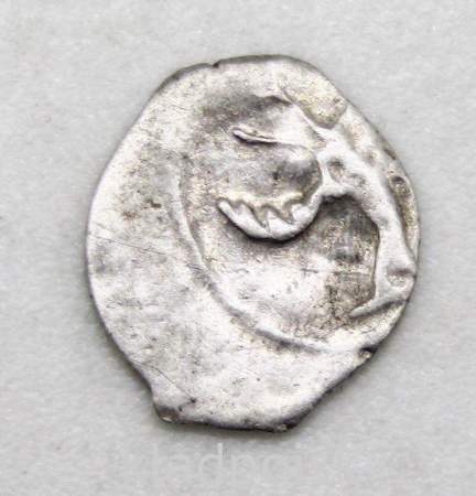 Полушка (1/4 копейки) серебро Иван IV Васильевич Грозный 1533-1584 гг. Москва, арт 12