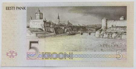 Банкнота 5 крон 1994 года Эстония